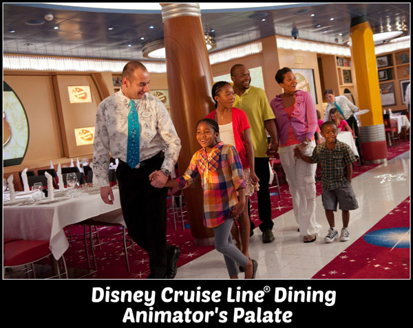 Animator's Palate - Disney Cruise Line Dining aboard the Disney Dream