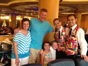 Our wonderful Wait Staff, Jack from Thailand and Marie from Brazil!