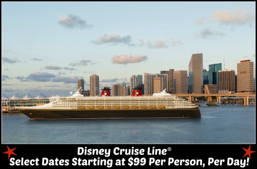 Disney Cruise Line Sailings Starting at $99 Per Person, Per Day! #DCL