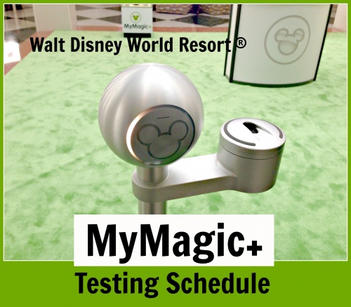 Walt Disney World Resort #MyMagic+ Resort Testing Schedule