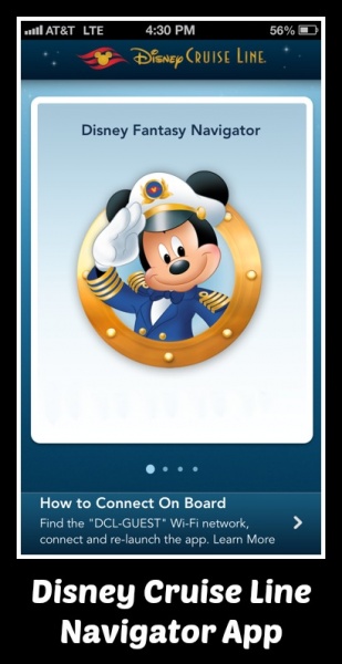 Disney Cruise Line Navigator App Now Available