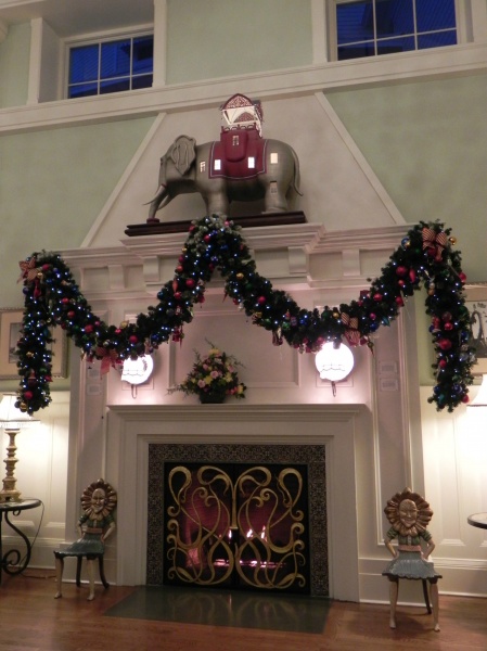 Epcot Resorts Holidays BoardWalk Fireplace