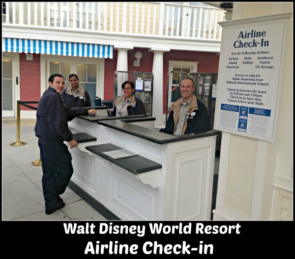 Disney Resort Airline Check-in at the Walt Disney World Resorts