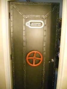 Door from Adult room into Kid Suite