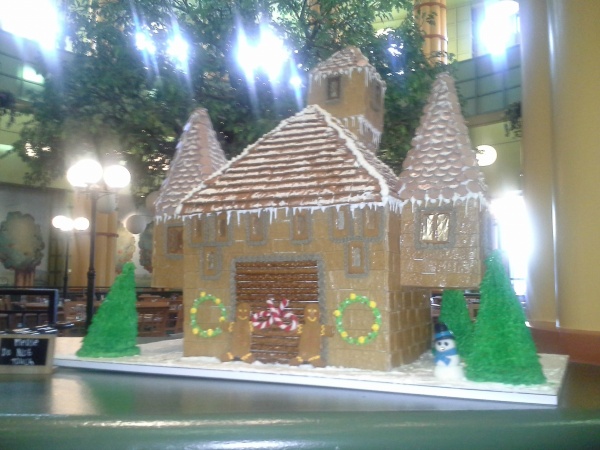 Gingerbread House located in the Garden Grove