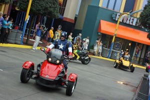 Marvel Super Hero Island character parade & meet & greet