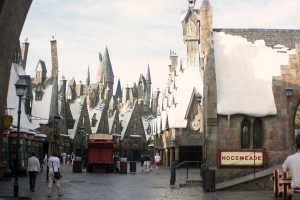 Quiet morning in Hogsmeade