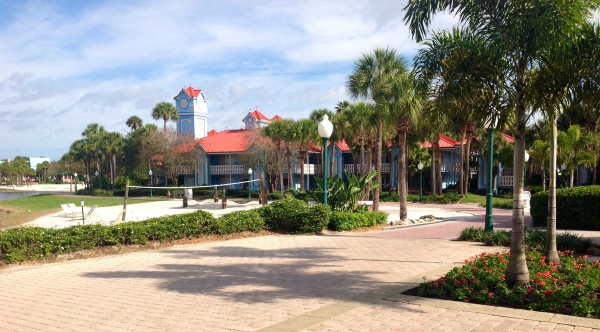 View from the back of the Old Port Royale building