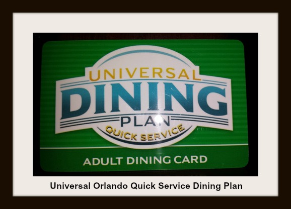 Universal Orlando’s New Quick Service Dining Plan