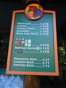 Universal Orlando Healthy Snacks