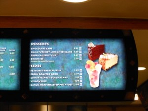 Universal Orlando Desserts and Sides UDP QS Snacks