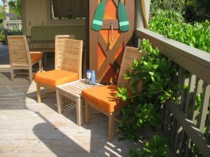 Cabana Seating area more chairs