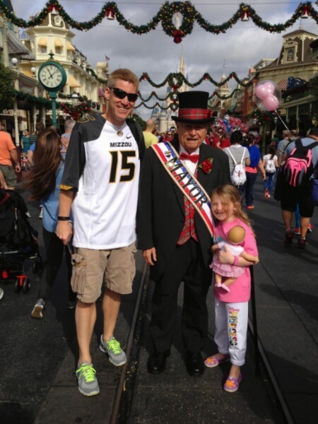 Mike, Mallory, & Main Street, USA Mayor