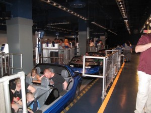 Pulling in Test Track