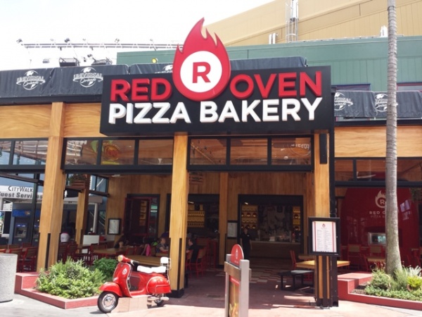 Google SERP Results "Red Oven Pizza Bakery"