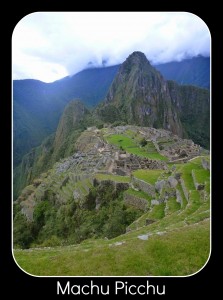 Looking at Machu Picchu