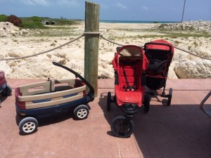 A limited number of wagons, strollers, and beach wheelchairs are available for guests personal use.