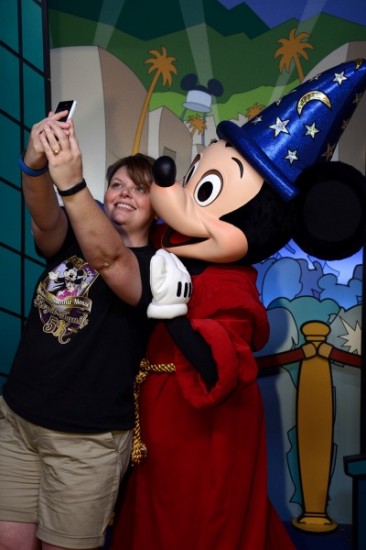 Selfie 2 Action shot thanks to PhotoPass Photographers