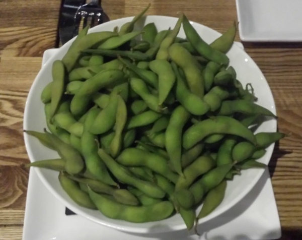 Edamame Appetizer suitable for sharing