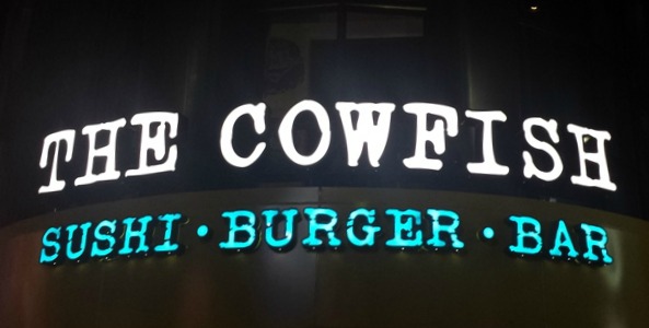 The Cowfish outside signage at Universal Orlando Citywalk