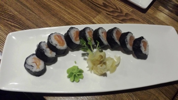 Salmon Roll at The Cowfish Salmon Roll at The Cowfish