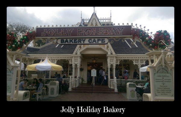 Getting a sweet treat at Jolly Holiday Bakery