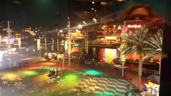 View of The Citywalk from the third floor of The Cowfish