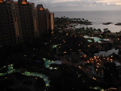Aulani night Night view