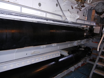 Bunks above torpedoes
