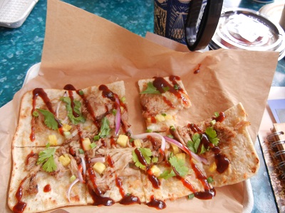 Kalua pork flatbread