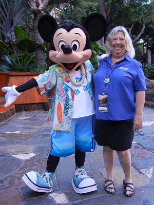 Mickey and I at Aunty's Breakfast Celebration