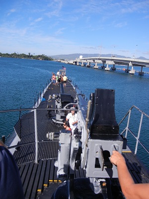 Submarine deck
