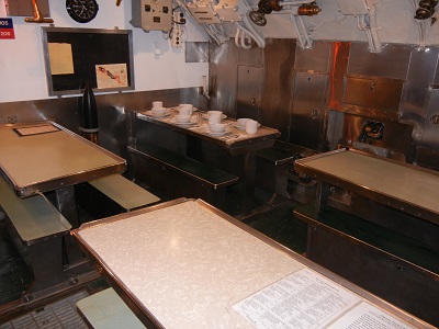 Submarine dining room