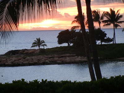 Sunset from 'Ama'Ama1 Sunset-what a great way to end your day!
