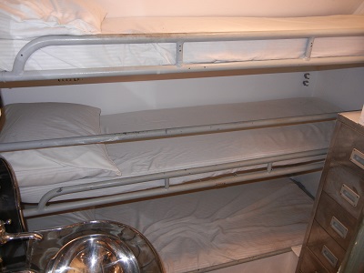 Triple bunks Triple bunks