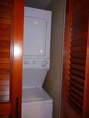 Washer-dryer in most villas