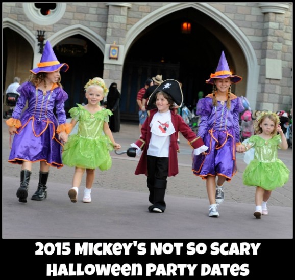 2015 Mickey�s Not So Scary Halloween Party Dates Released