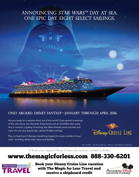 Disney Cruise Line Star Wars Day at Sea