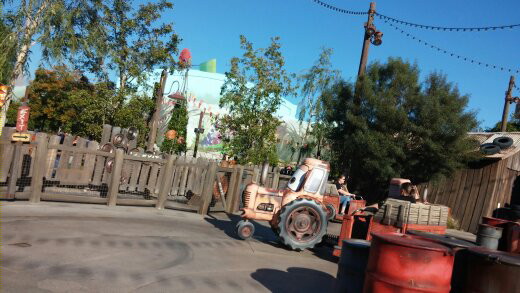 Tractor Tripping - Car's Land. California Adventure