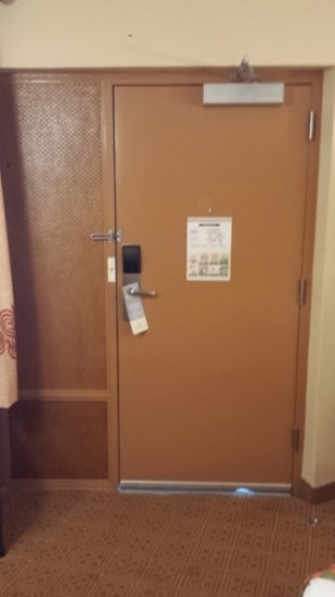CBR Door and Light Switch Caribbean Beach Resort Door and Light Switch
