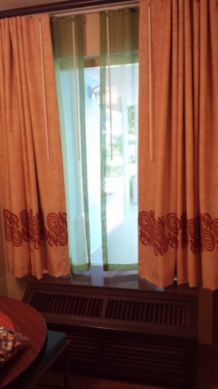 Caribbean Beach Resort Window and Drapes