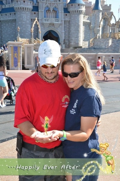 My nephew and his wife celebrating their 1 year wedding anniversary.