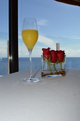 A mimosa to start your meal.