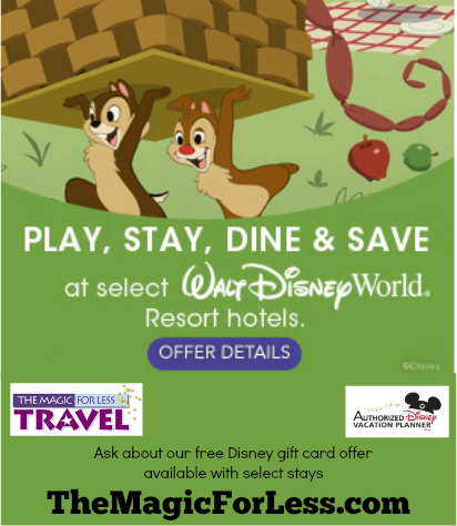 Play Stay Dine and Save Disney discount 2016