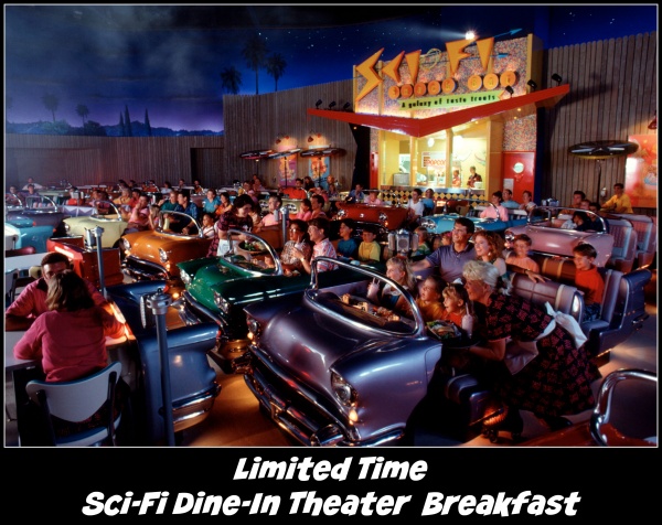 Disney’s Sci-Fi Dine-In Breakfast Reservations Available For a Limited Time