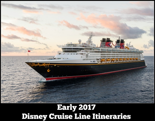 2017 Disney Cruise Line Itineraries – Request a Quote Today