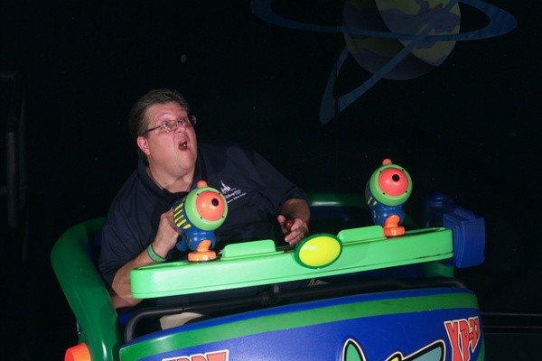 Yours truly on Buzz Lightyears's Space Ranger Spin