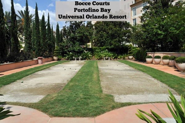 Bocce Courts at Portofino Bay