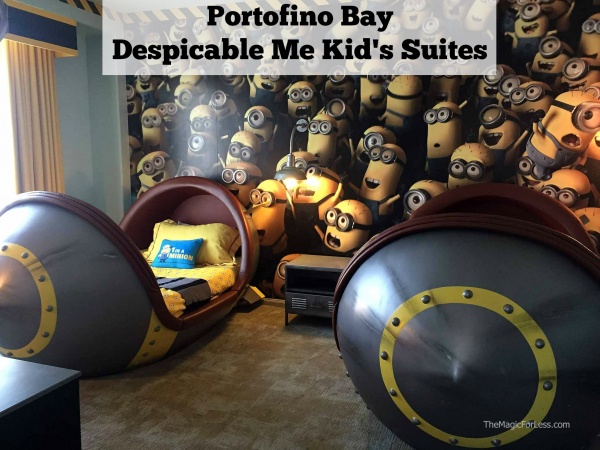 Portofino Bay Despicable Me Kid’s Suites Universal Orlando Resort