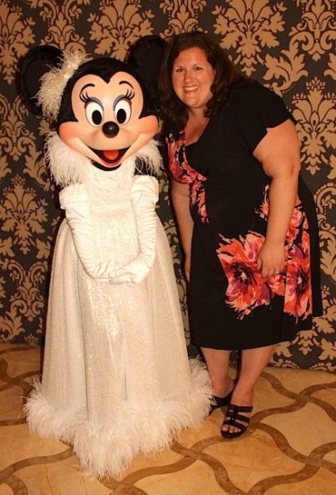 Minnie Mouse in Formal Attire on the Disney Dream Minnie Mouse Dressed To Impress To Meet Her Guests Onboard